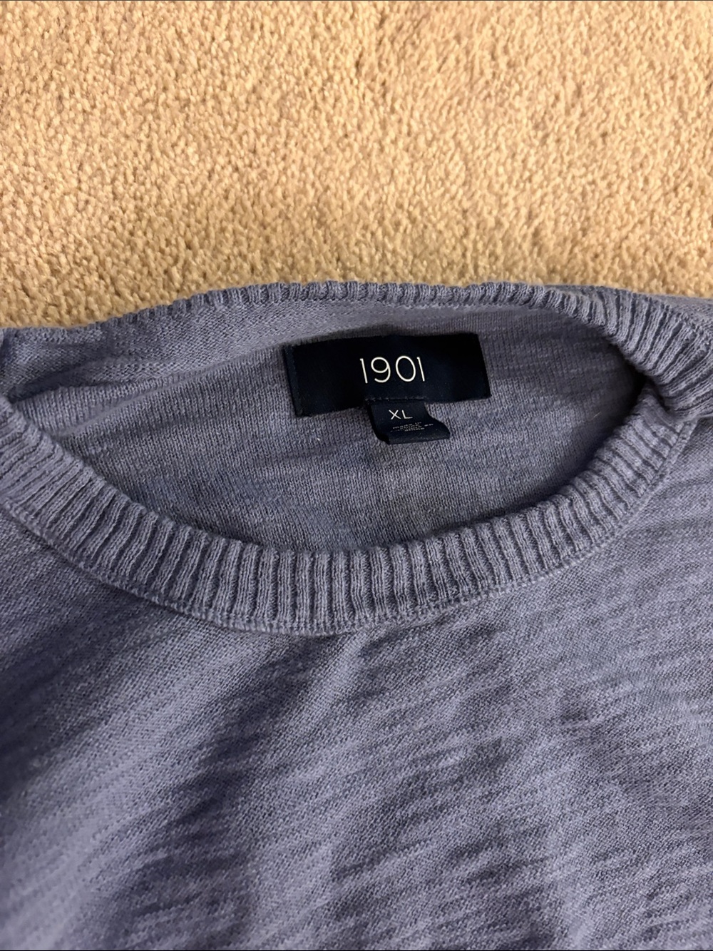 1901 Men's Lavender Crewneck Sweater